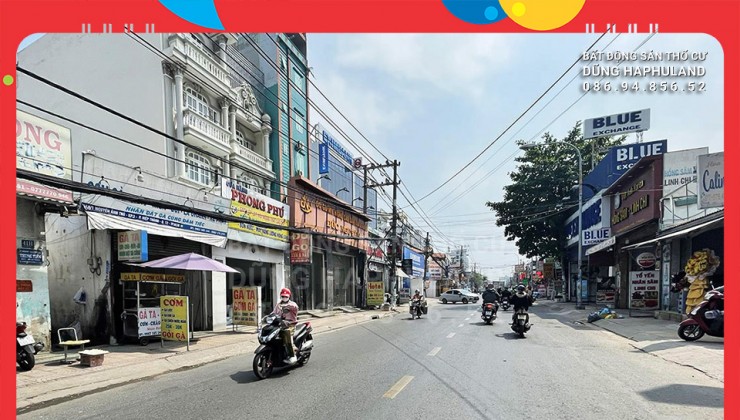 Q12. CHDV 47P, TN 110 triệu/th. Nhà MẶT TIỀN NGUYỄN ẢNH THỦ, 265m2, ngang 8.5M, 6T.